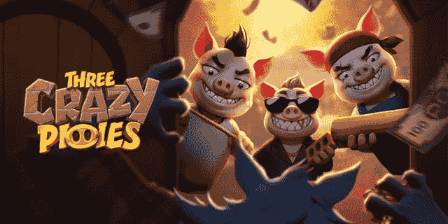 Three Crazy Piggies Logotipo