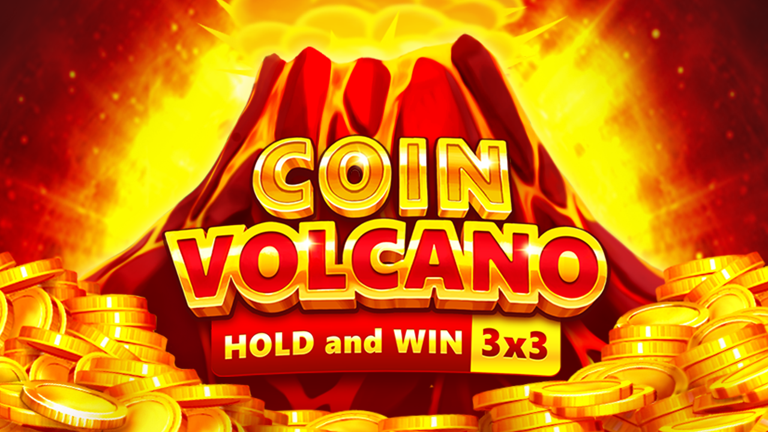 Logotipo slot Coin volcano