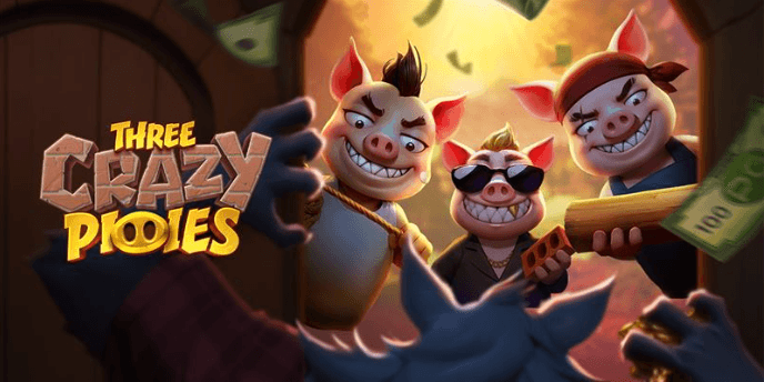 Three Crazy Piggies Logotipo