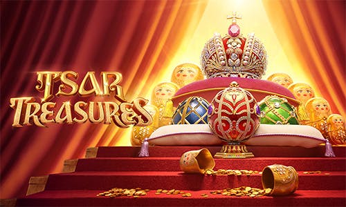 Logo do slot de cassino Tsar Treasures: Pocket Games Soft